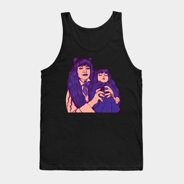 Nadja and Doll Nadja Tank Top by Eyeballkid-